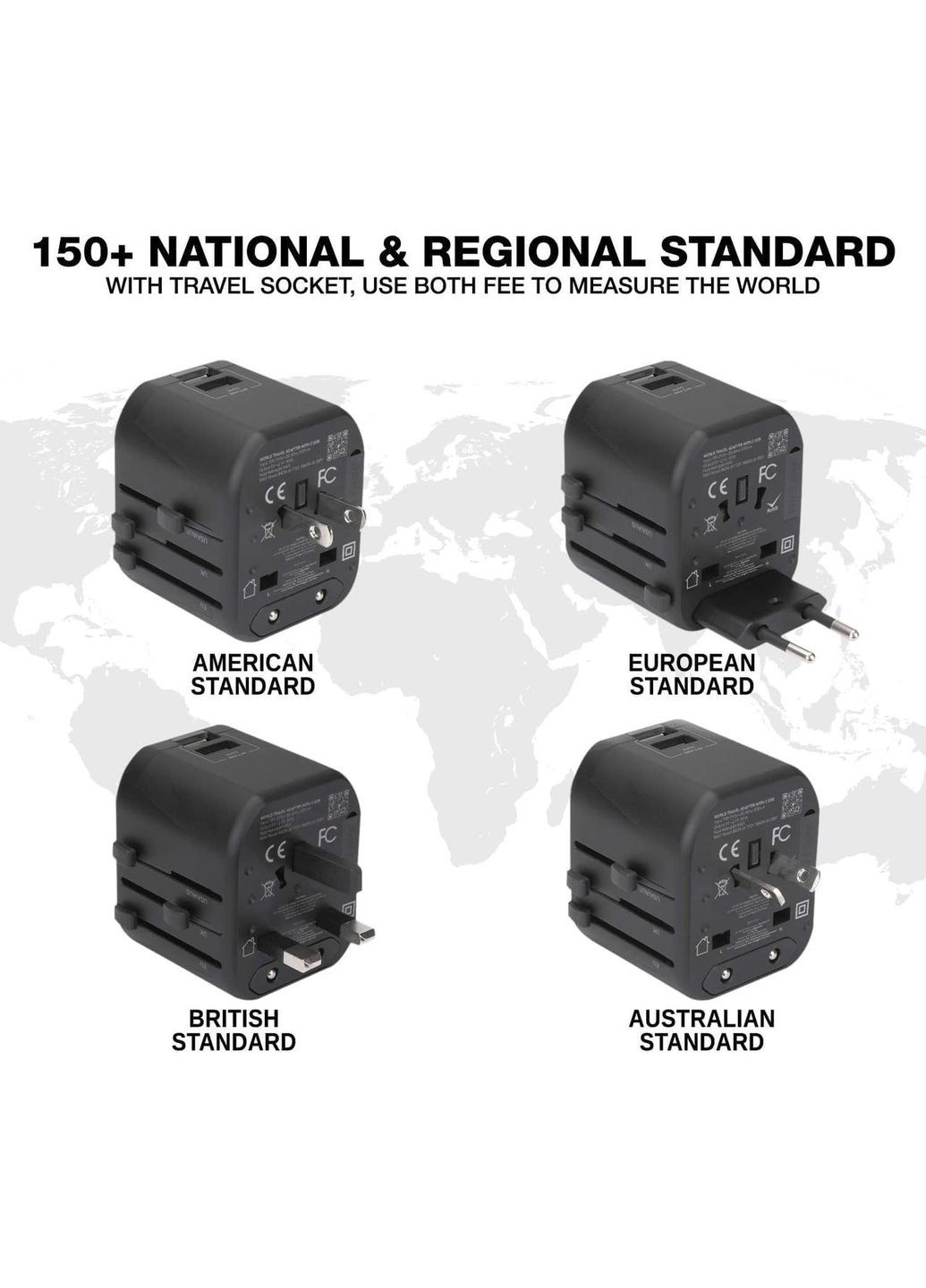 Международная универсальная туристическая розетка iBlockCube No Brand (354829046)