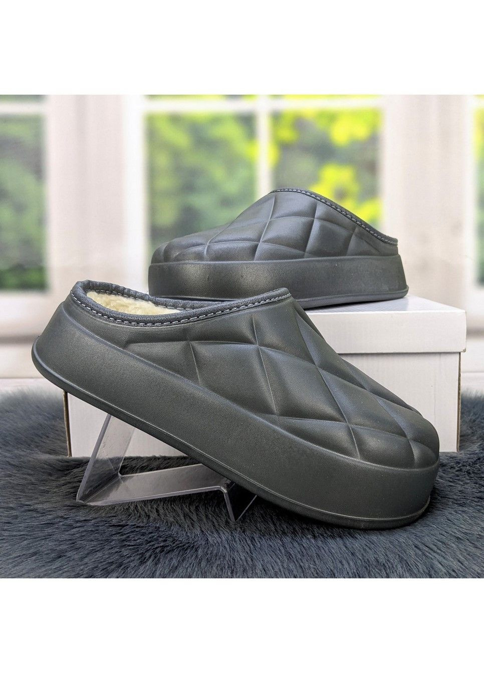 Галоші без задника сабо на флісі жіночі Krok (315151045)