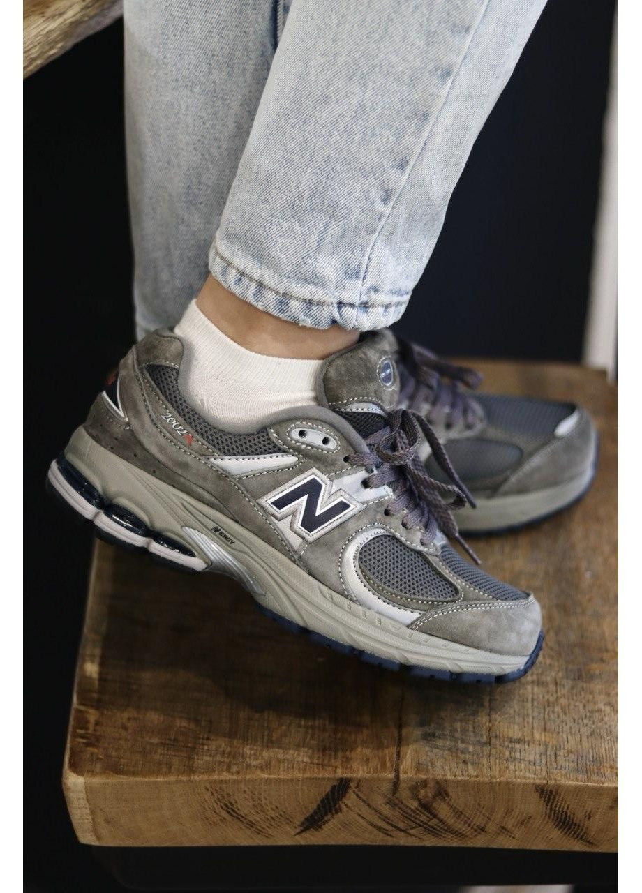 КРОСІВКИ ЖІНОЧІ NEW BALANCE 2002R GREY НЬЮ БЕЛАНС 2002R No Brand сірі демісезони (367170650)