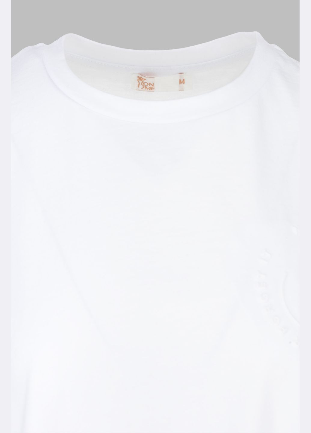 Белая летняя футболка PEPPER MINT