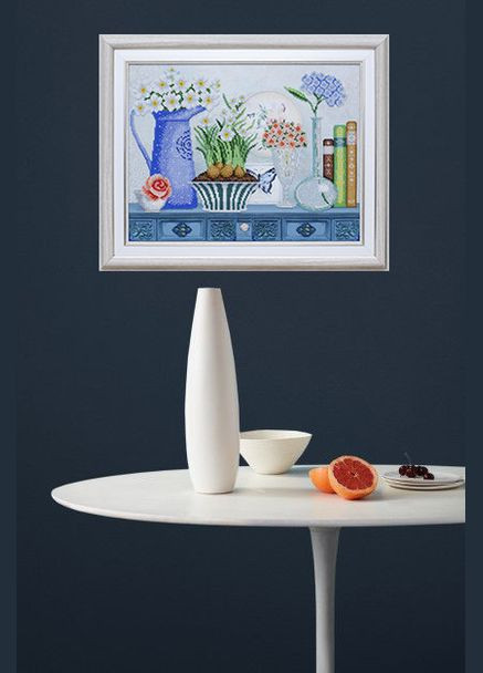 Набор для вышивки бисером "Натюрморт с нарциссами", 40x30 см No Brand (340483135)