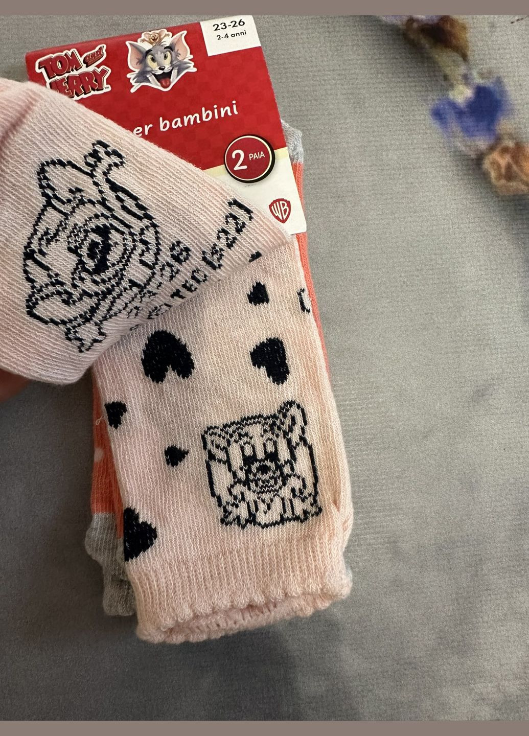 Розовые носки 2 пары Lycra (316132338)