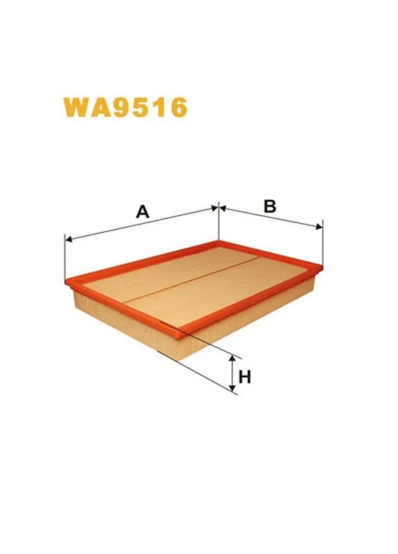 Повітряний фільтр для автомобіля WA9516 WIX Filters (399007419)