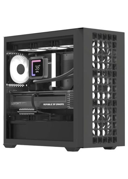 Корпус (ACCS-DS04043.11) Aerocool D302A-G-BK-v1 Black (369612781)