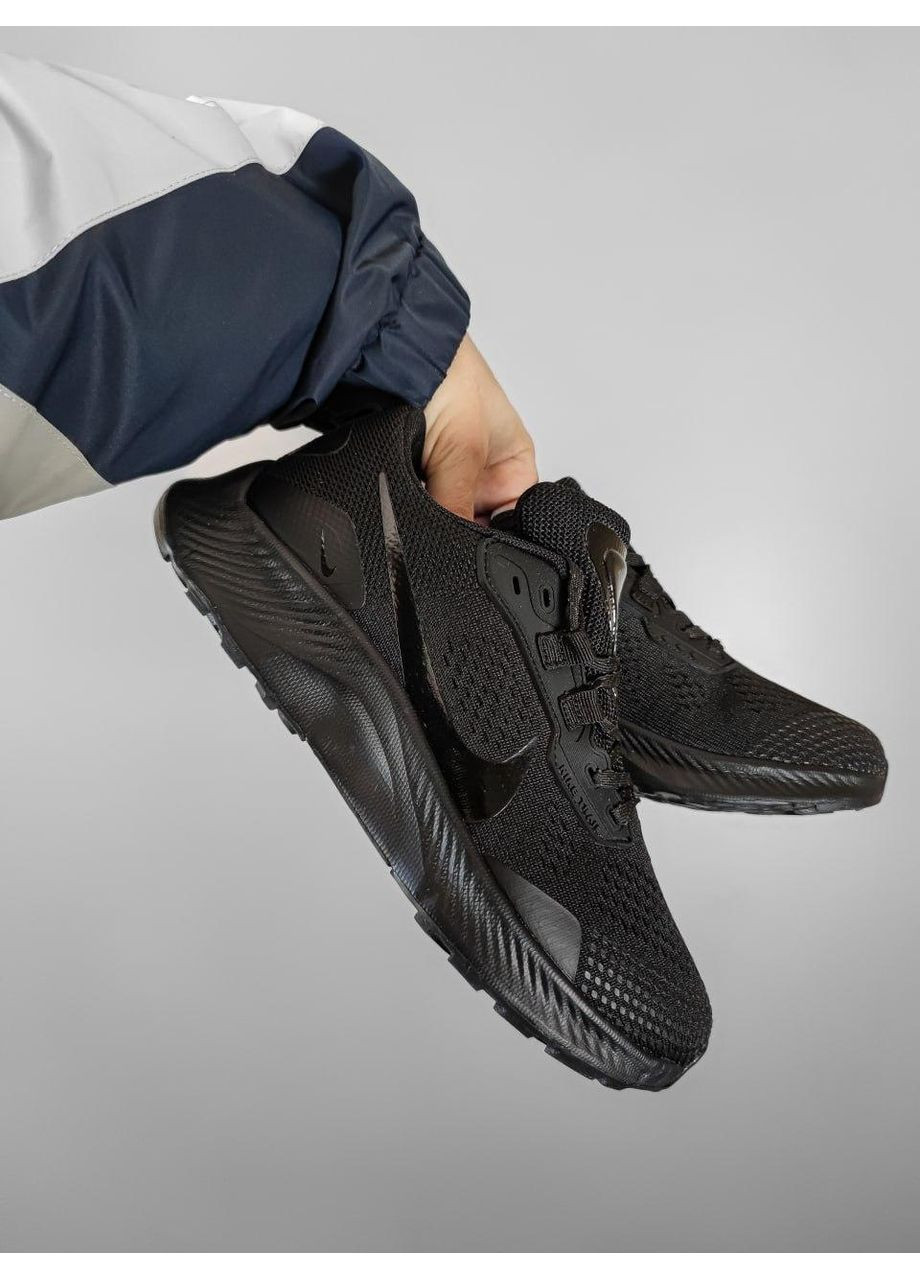 Черные демисезонные кроссовки мужские nike pegasus trail 3 black v3 найк пегасус треил No Brand