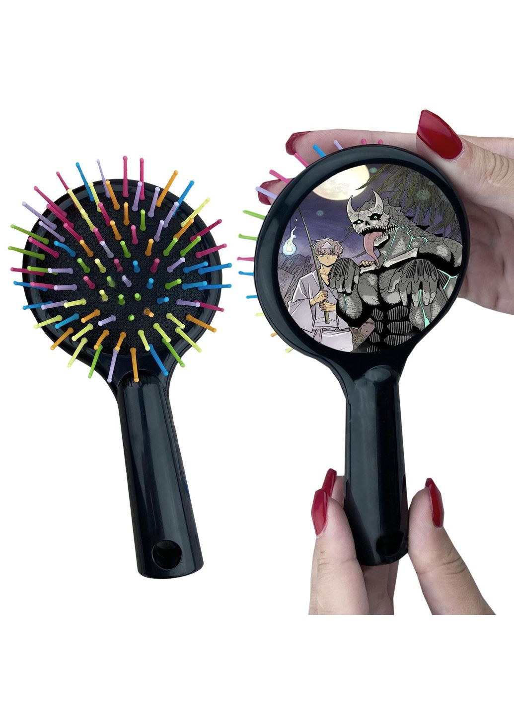 Расческа для волос Аниме Кайдзю №8 #0007 черный No Brand (315042924)