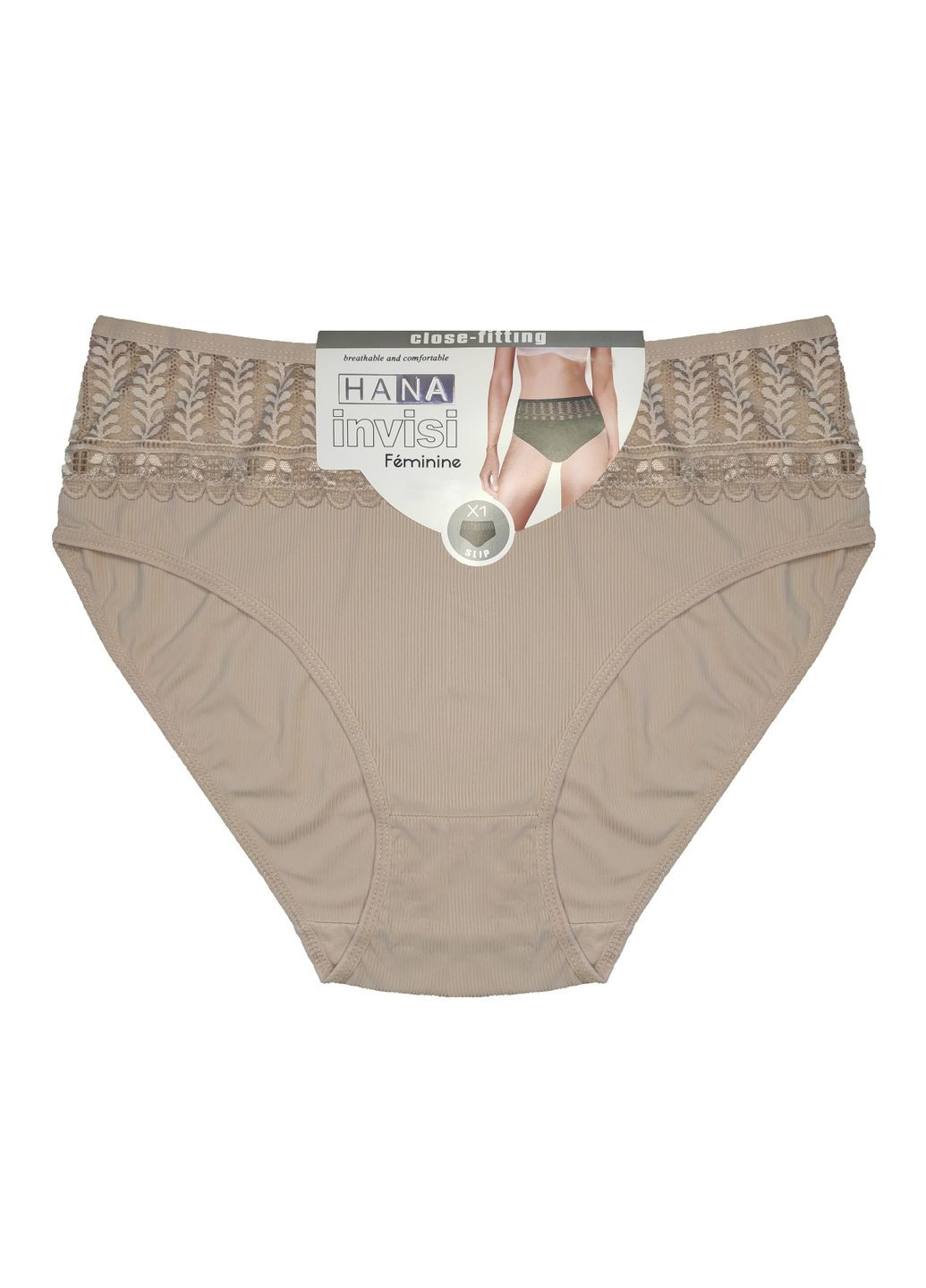 Трусы из микрофибры наивысшего качества с кружевом Hana (326492865)