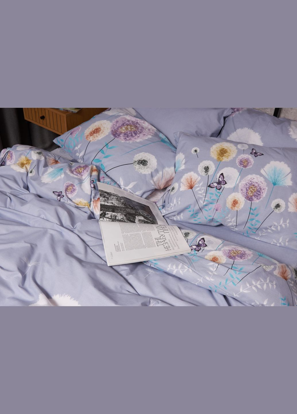 Комплект постельного белья Бязь Gold Люкс «» семейный 160х220х2 наволочки 2х50х70 (MS-820005596) Moon&Star Dandelion Dreams (302973752)