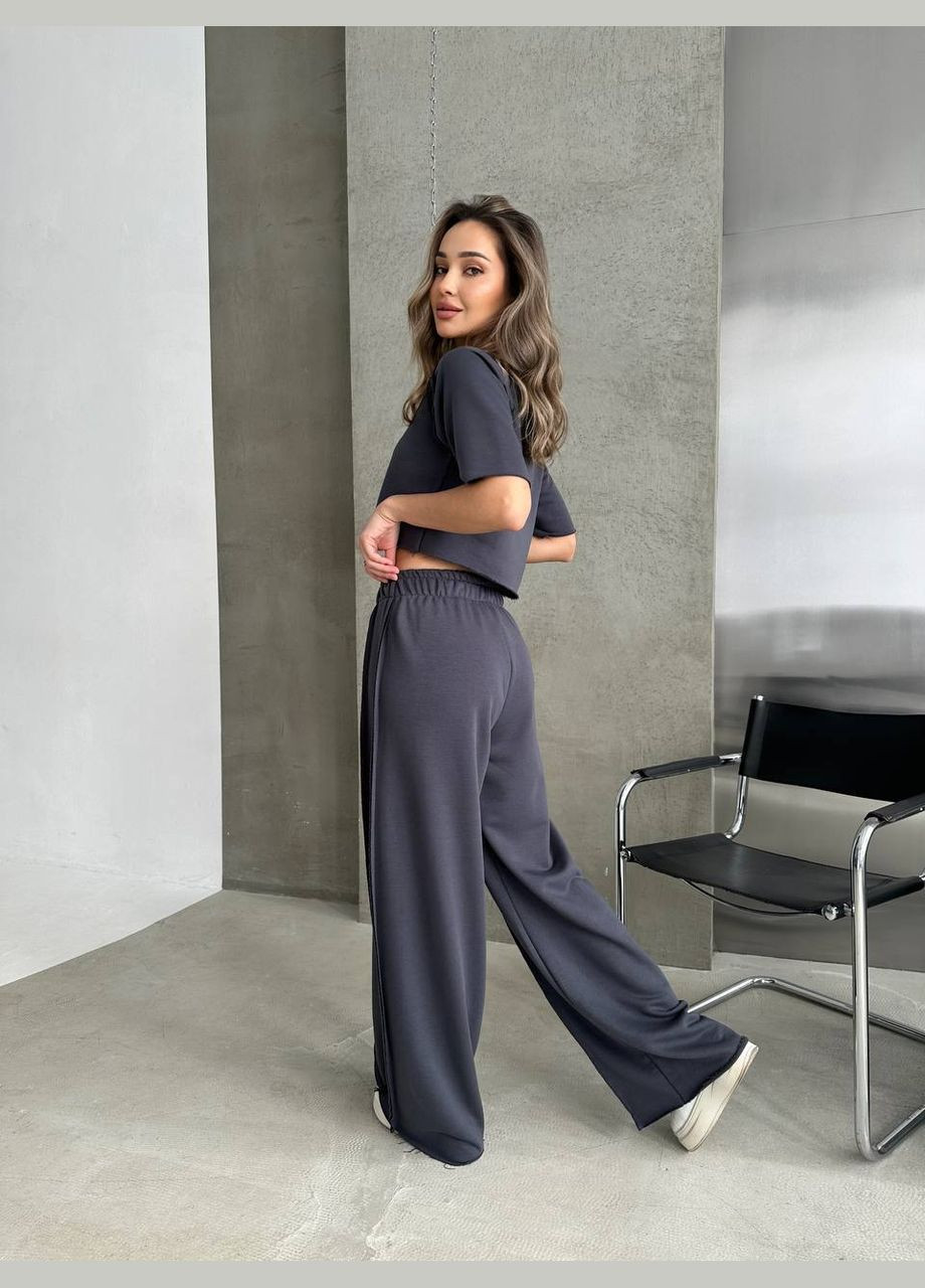 Бавовняний жіночий костюм двійка No Brand (324768639)