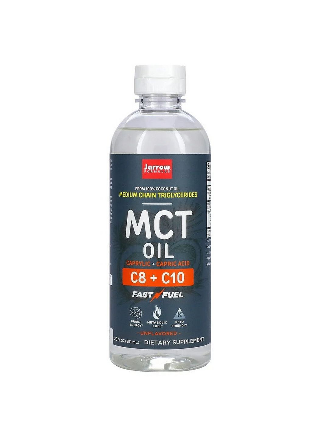 Передтренувальний комплекс MCT Oil, 591 мл Jarrow Formulas (295899094)