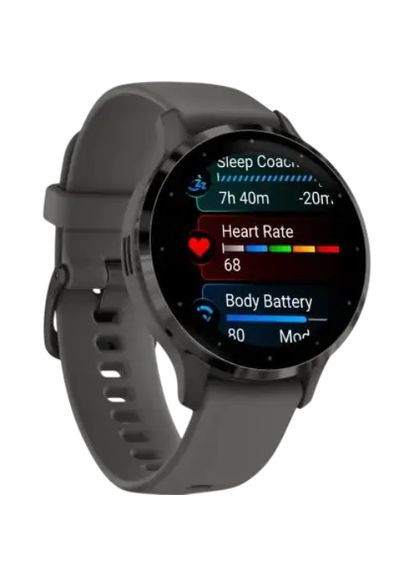 Смарт-часы Venu 3S Gray St.Steel Bezel Pebble Gray Case and Sil Band (010-02785-00) Garmin (322877211)