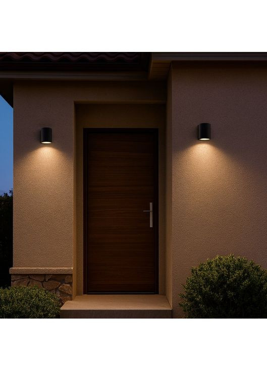 Архітектурний накладний світильник DH144 під лампу чорний Ledcoin (365650903)