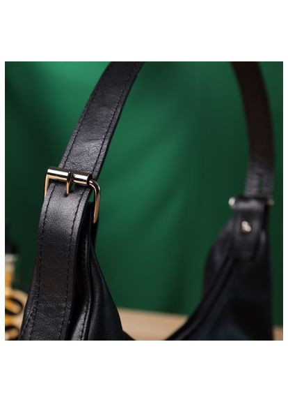 Сумка (22834) Shvigel З натуральної шкіри Чорна (364661059)