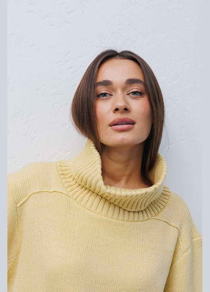 Жовтий демісезонний жіночий светр Arjen