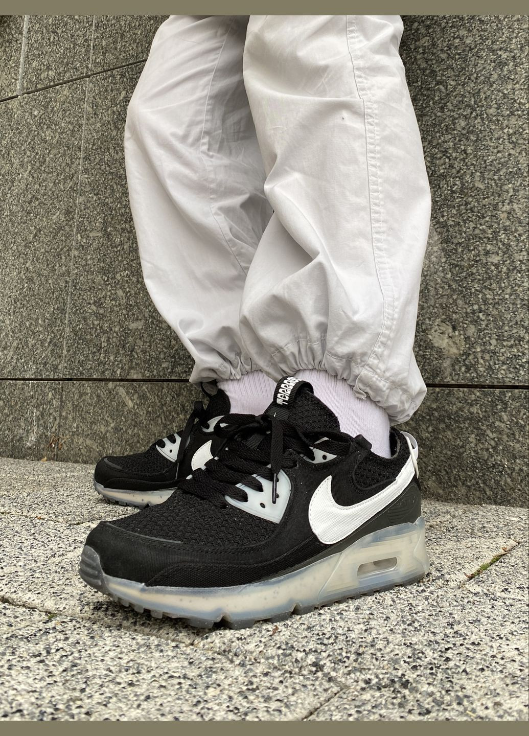 Кросівки жіночі і чоловічі Nike Air Max Terrascape 90 black | Найк Аір Макс Терраскейп 90 чорні No Brand чорні демісезони (316663587)