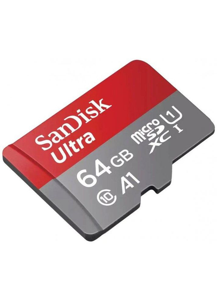 Картка пам'яті 64 GB microSDXC UHSI U1 A1 Ultra SDSQUNC-064G-ZN3MN SanDisk (278015909)
