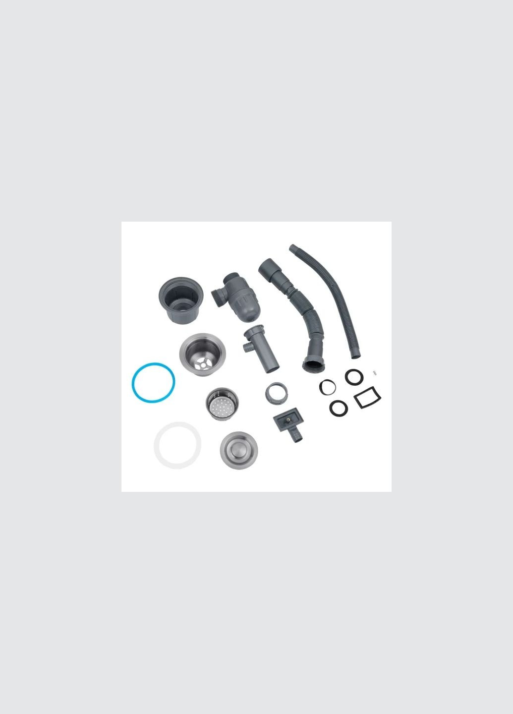 Кухонная мойка KRP Derby - 5050HM Brush комплект 3 в 1 Kroner (356885864)