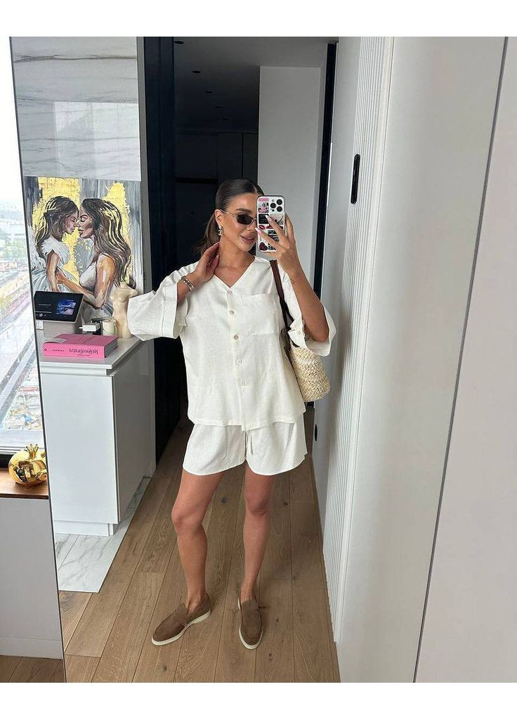 Женский костюм льняной Style Point (349454931)