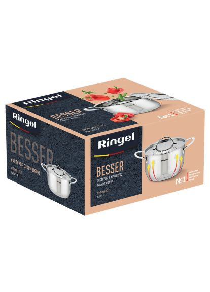 Каструля Besser з кришкою 2,3 л (RG-2021-18) Ringel Besser з кришкою 2, 3 л (366696193)