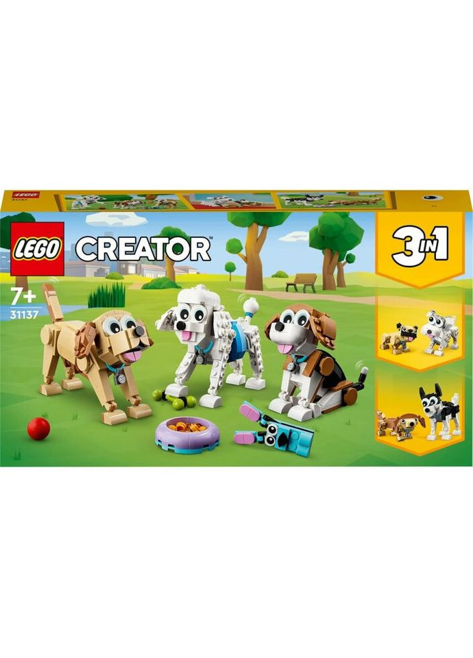 Конструктор Creator Милі собачки 475 деталей (31137) Lego (281426325)