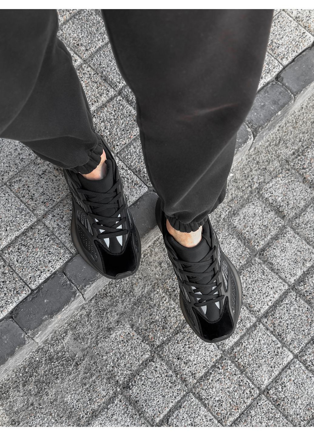 Чорні Літні чоловічі кросівки в чорному кольорі в стили ізі Stilli