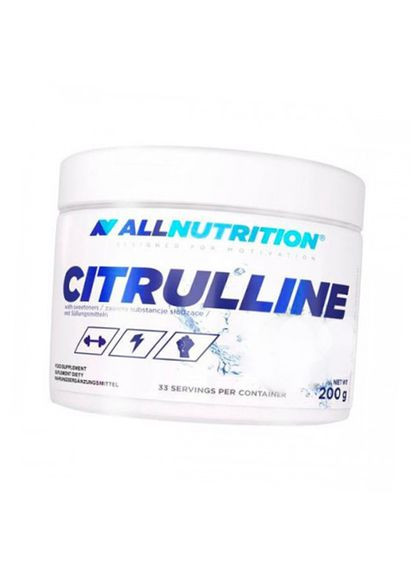Цитрулин Малат, Citrulline, All Nutrition 200г Лимон (27003010) Allnutrition (322725491)