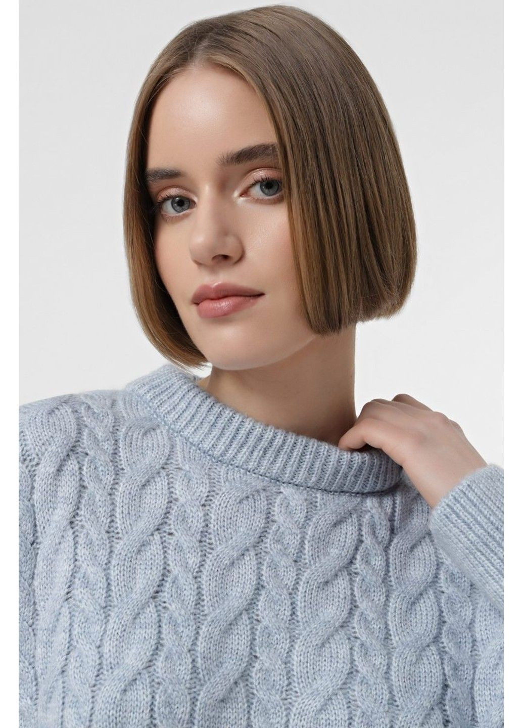 Голубой зимний джемпер jw964 Sewel