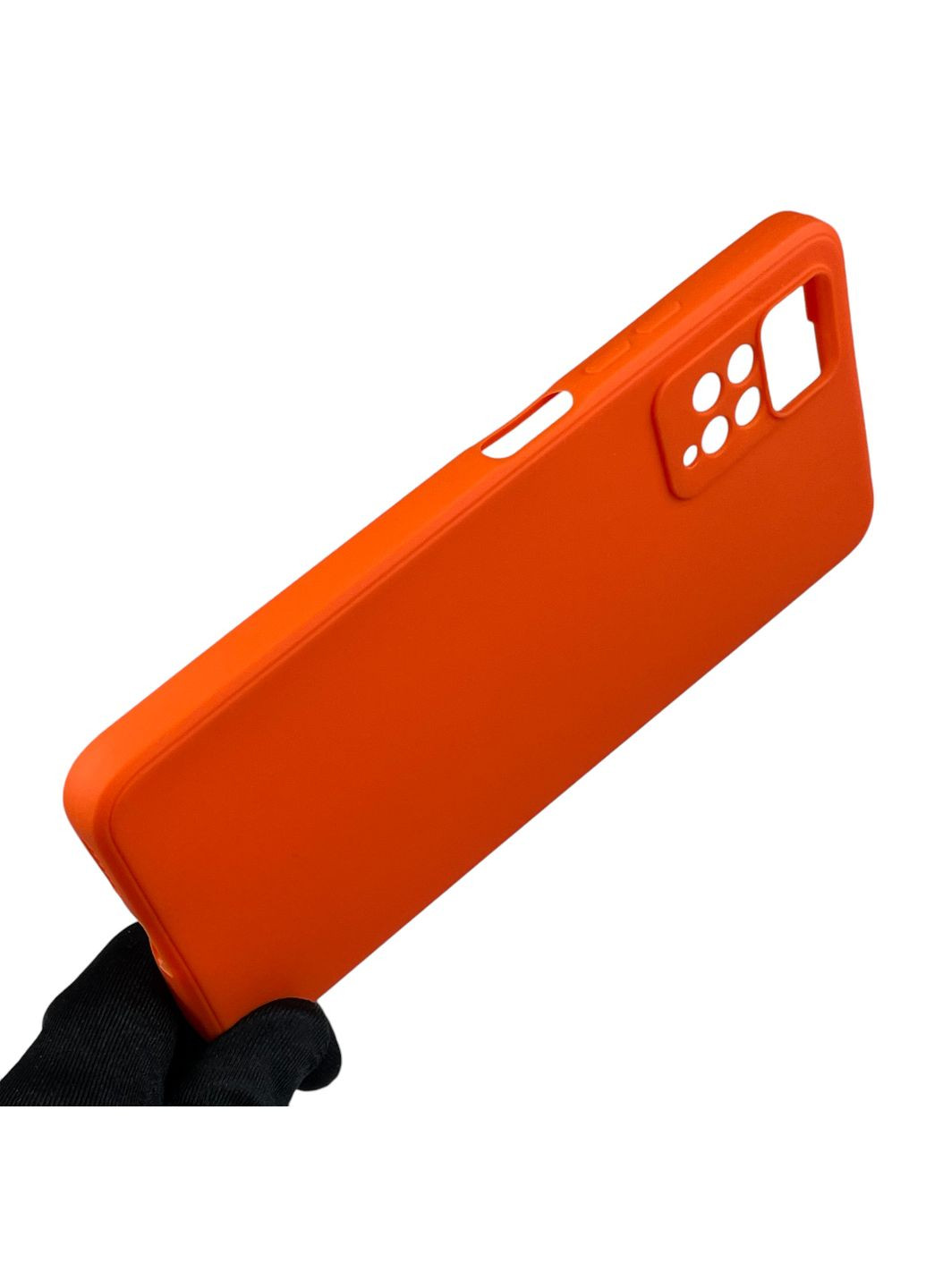 Чохол для Redmi Note 11 Pro 4G з квадратними гранями із захистом камери сяомі нот 11 про 4г помаранчевий Xiaomi (366023481)