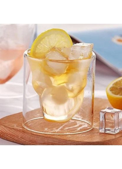 Стакан с двойным дном Череп 11725 250 мл No Brand (350918631)