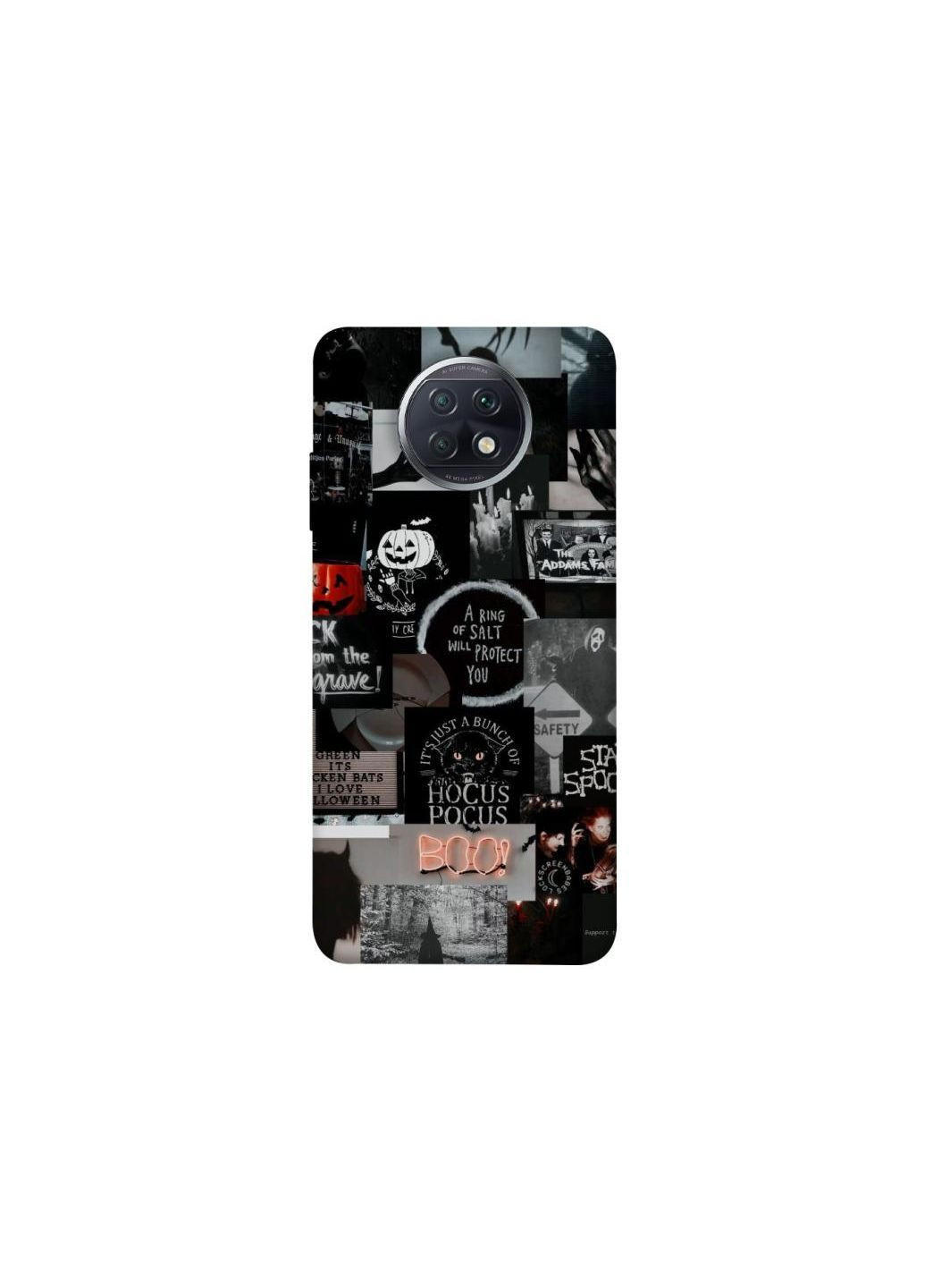 Чохол на Xiaomi Redmi Note 9 5G / Note 9T Halloween aesthetics ver.3 Frontalka (362028818)