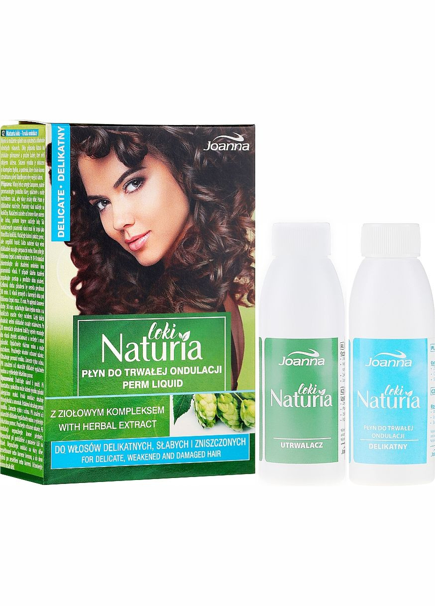 Жидкость для перманентной завивки волос "Нежная" Naturia Loki 2x75ml (751140-189021) Joanna (365799326)