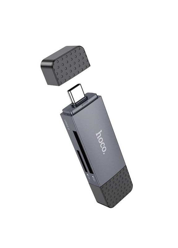 Кардидер HB45 Spirit 2-in-1 USB-USB Type-C 3.0 Black (6942007620529) Hoco (364860798)