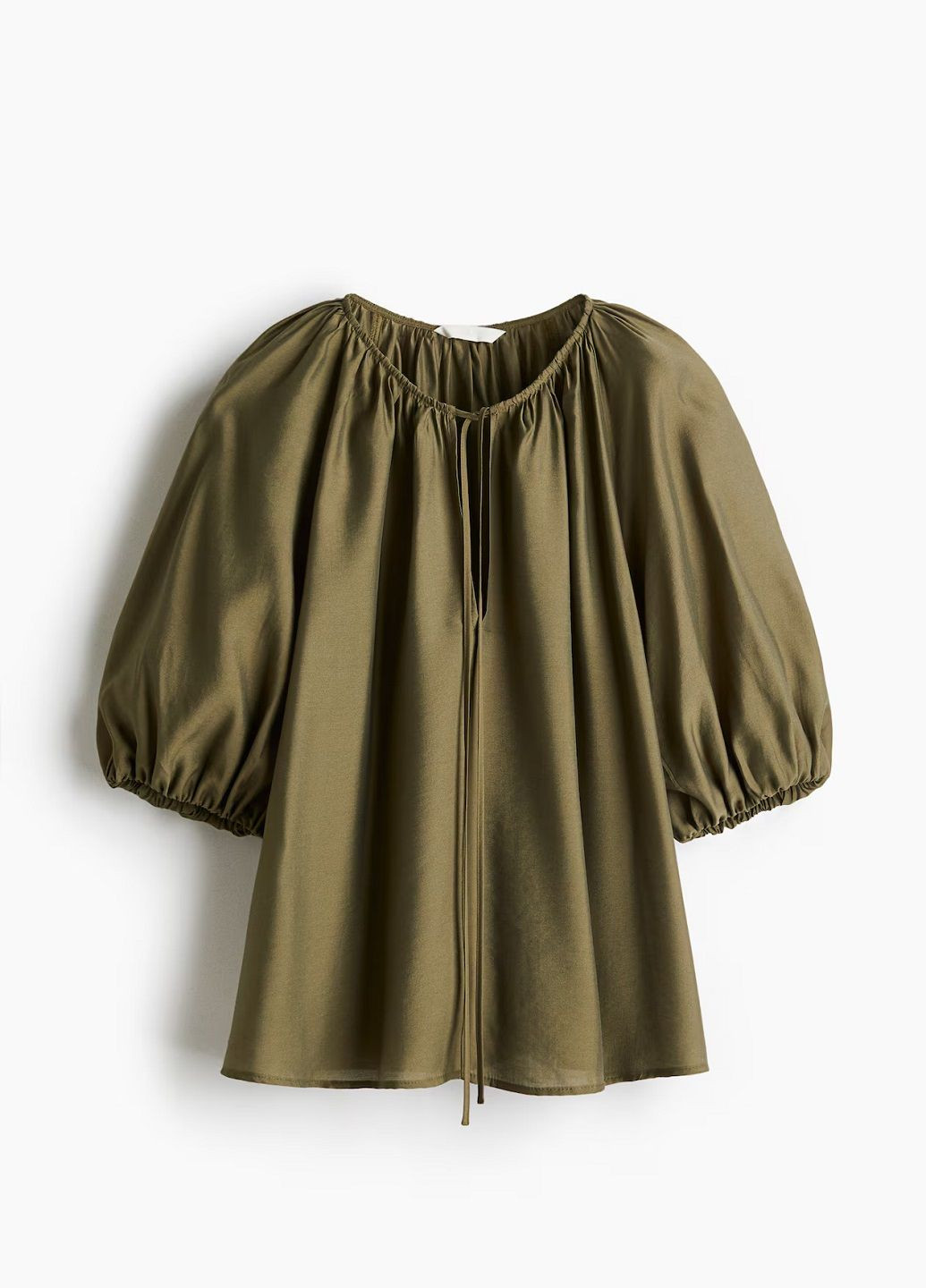 Темно-зелена блузка H&M