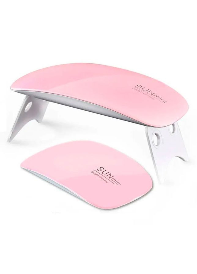 УФ лампа для гель-лаку mini UV та LED, сушіння для нігтів міні лампа для манікюру Рожева Sun (301088732)