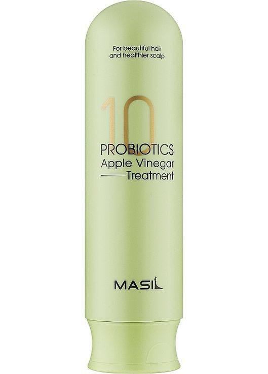 Бальзам для волосся проти лупи з яблучним оцтом 10 Probiotics Apple Treatment 300ml (1300372-31020534) MASIL (368607091)