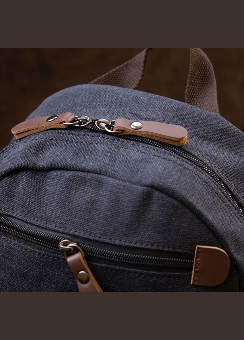 Рюкзак жіночий текстильний 20600 Чорний Vintage (302257637)