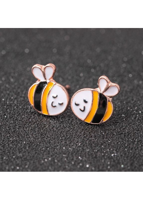 Набір Підвіска і сережки Милі Бджілки для дівчаток "Bee" (жовтий) China (366874475)