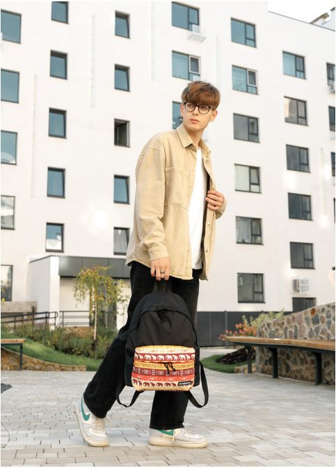 Мужской рюкзак Active тканевый с принтом "Africa" (R-11811147m-VS) Sambag (302450401)