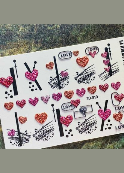 Слайдер 3D для дизайну на нігтях 819 78 05 Fashion Nails (299483691)