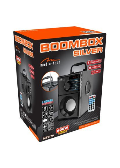 Акустична система (MT3179) Media-Tech Boombox BT 15W Black (368969185)