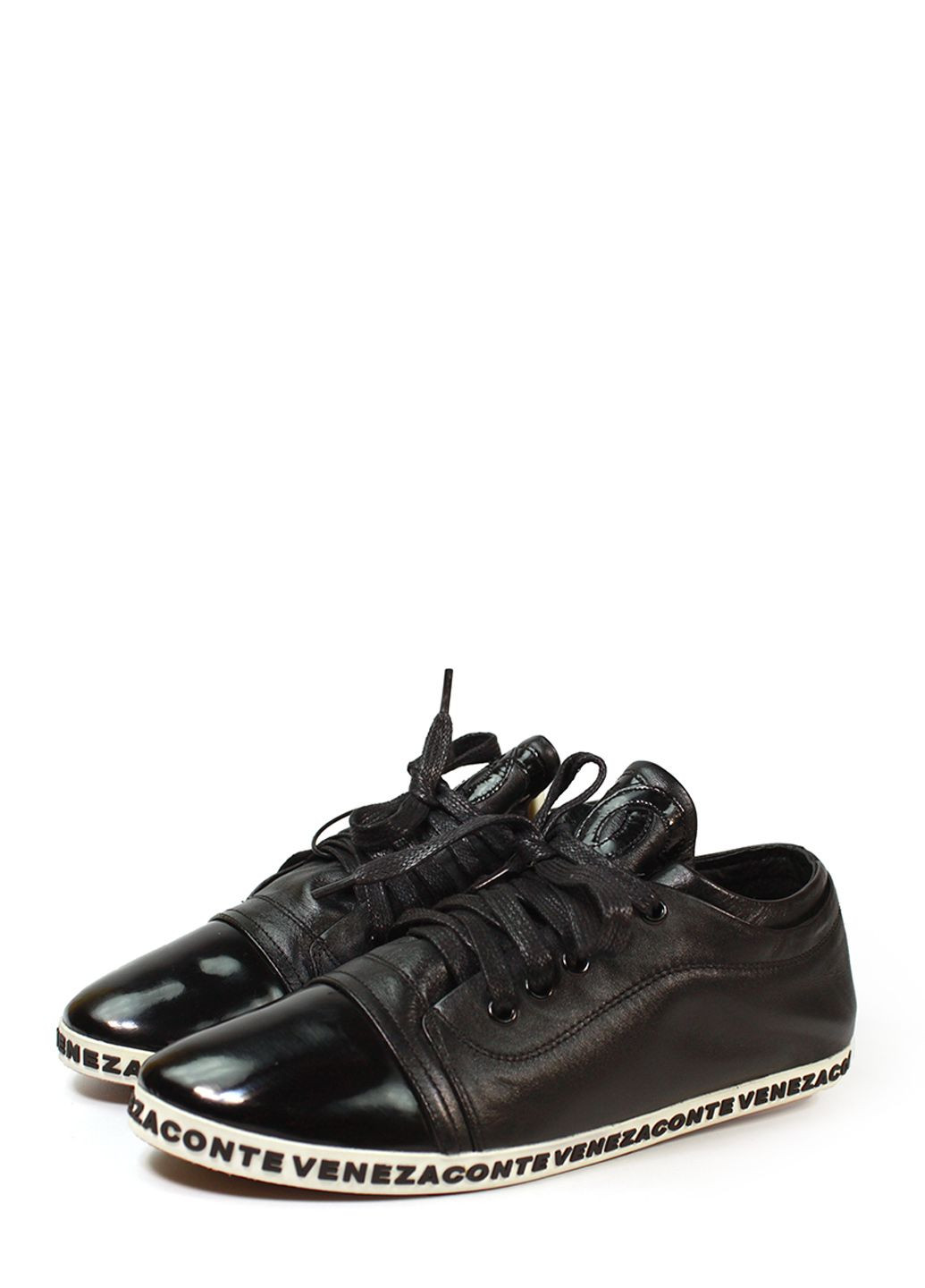 It-Girl Кеди чорний з натуральна шкіра, — демісезон (322536994)