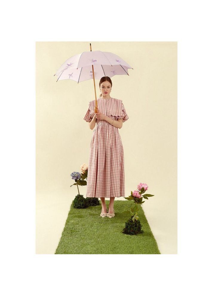 Комбинированный зонт женский l908 kensington uv pale lilac l908039601 Fulton (316619111)