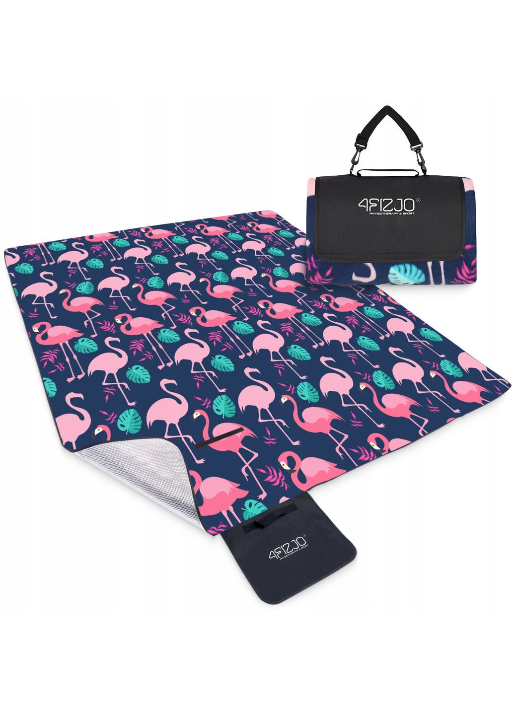 Пляжний килимок для пікніка 200x200 см P-5905973405683 Flamingo 4FIZJO (349818185)