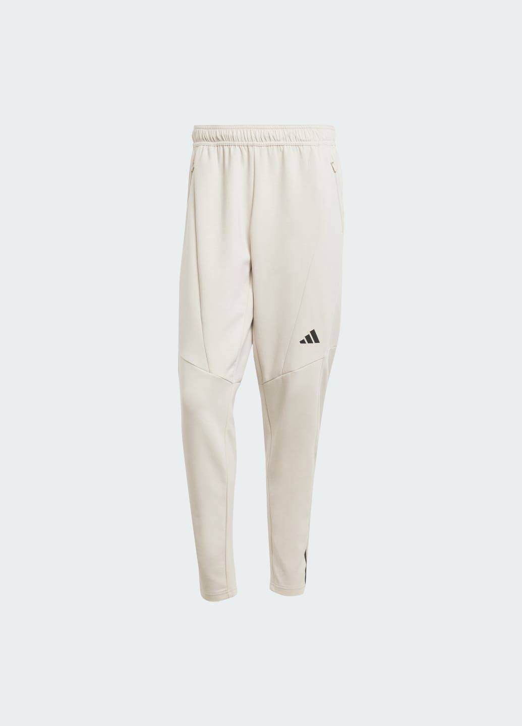 Бежевые спортивные демисезонные брюки adidas