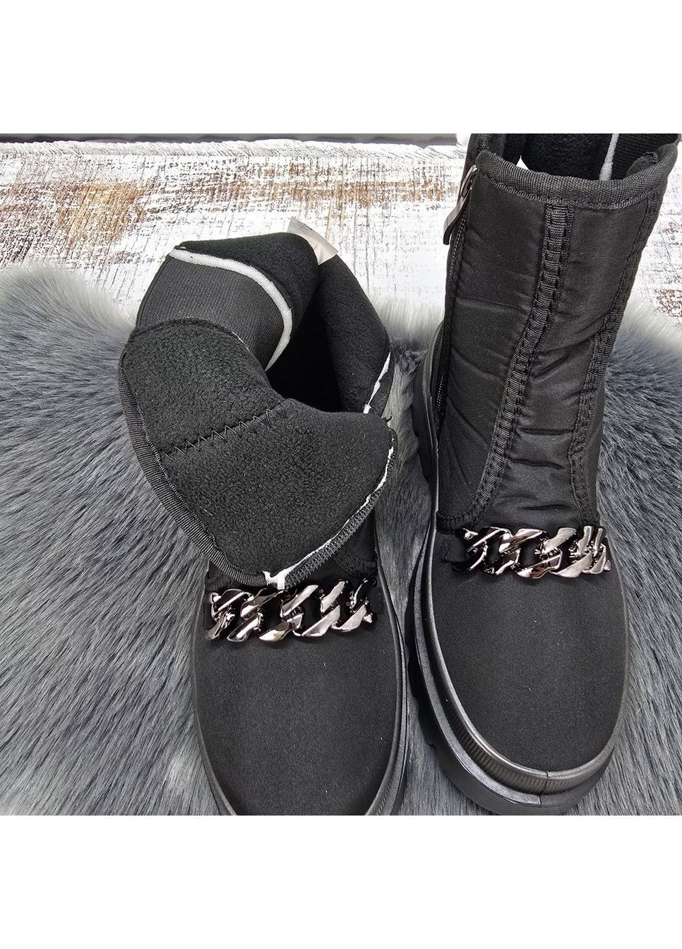 Черевики-дутики жіночі на хутрі Progress (365718465)