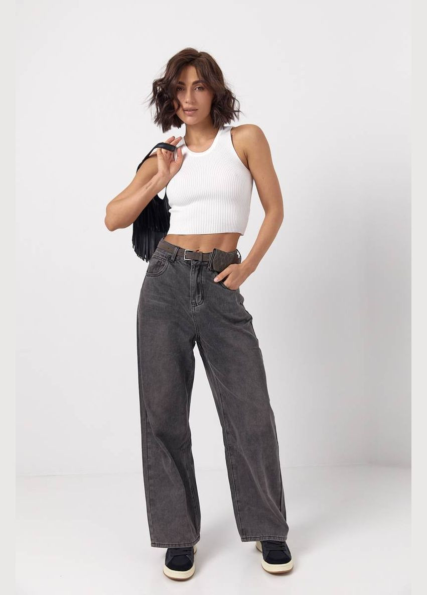 Майка жіноча в рубчик Lurex — 327088207