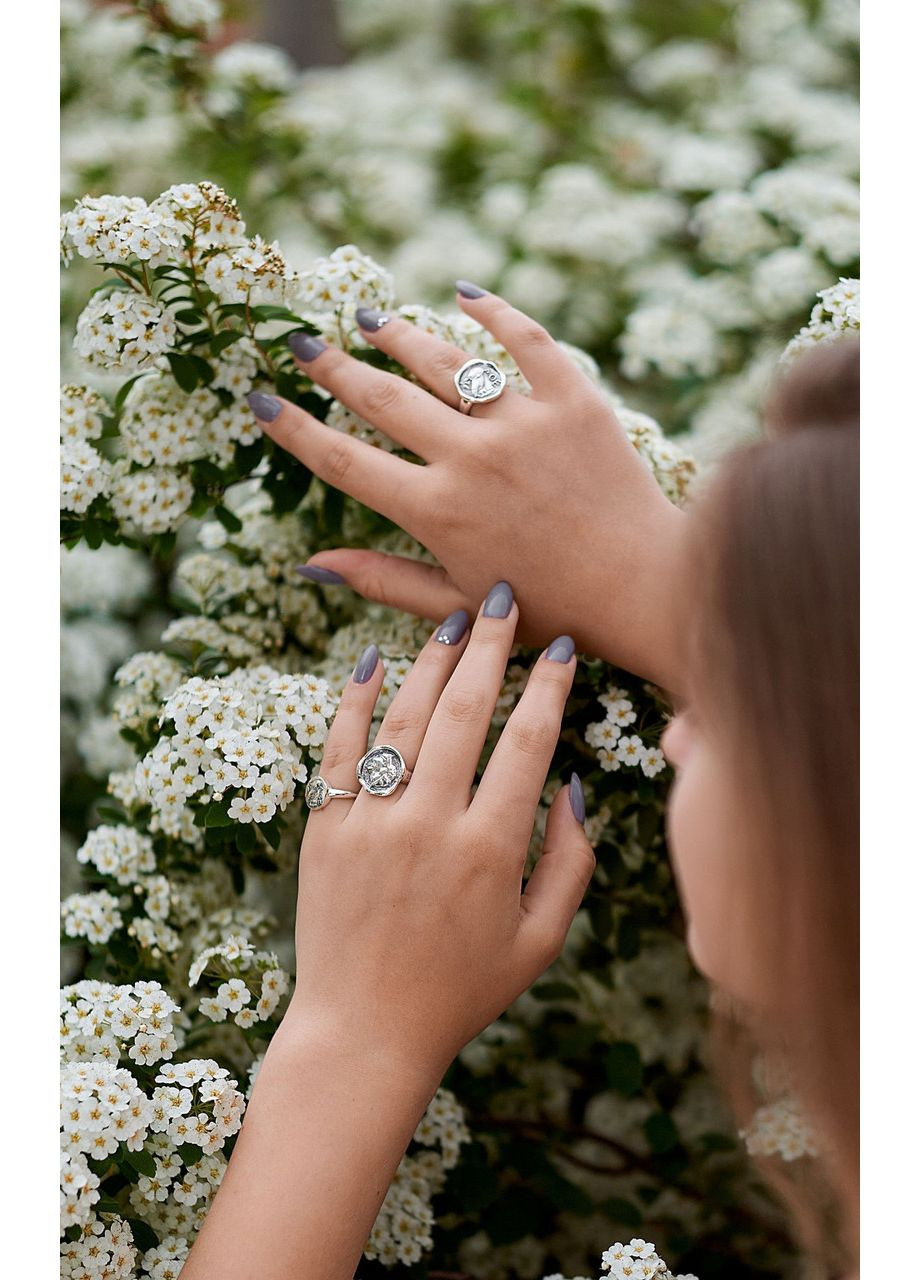 Кільце срібне античне Сова Афіни 925 16.5-18 розмір Skifska Etnika (364202987)