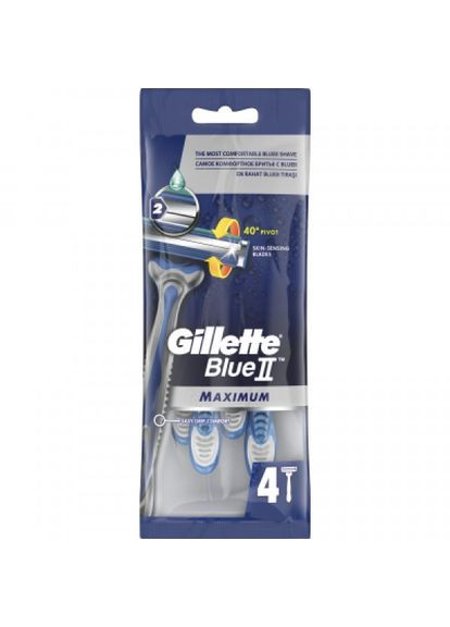 Станок для гоління Gillette одноразовая blue 2 max 4 шт (268146739)