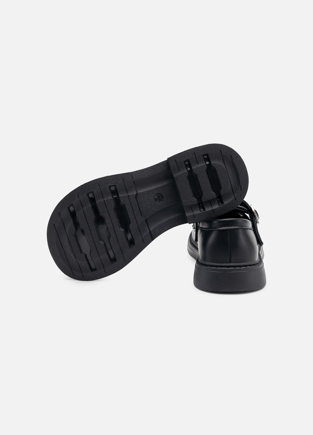 Черные туфли для девочки цвет черный цб-00238657 No Brand