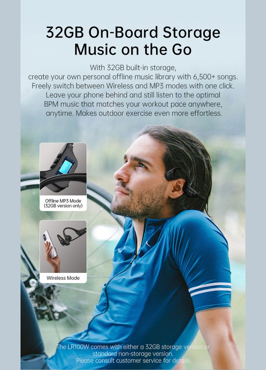 Беспроводные наушники LR100WB чёрные TAKSTAR (328908132)